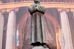 05 Statue of San Francisco Saint Francis de Assisi In Front Of Iglesia San Francisco Saint Francis Church Salta.jpg